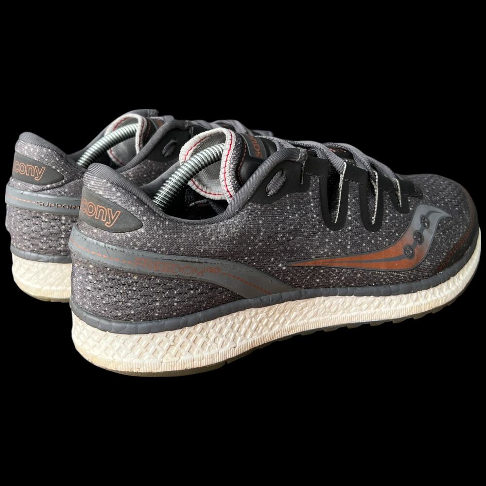 SAUCONY Freedom IS0 Women's 9.5 Running Shoes Grey Denim Copper Sneakers - Picture 5 of 16